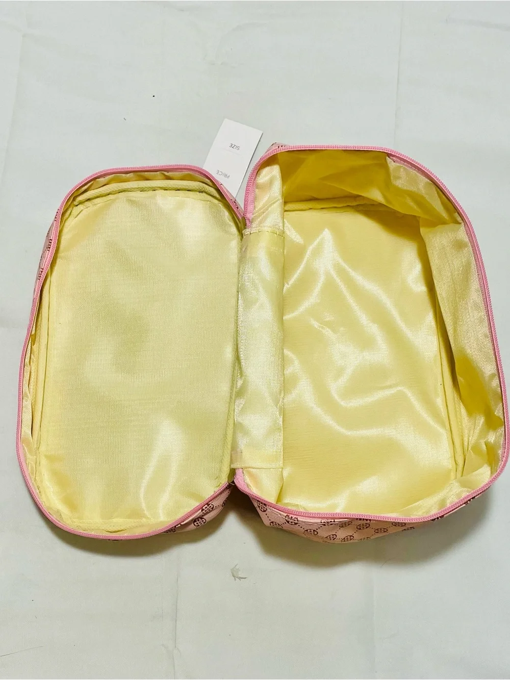 Pink Design Fashion Inspired Cosmetic Travel Makeup Bag, NWT